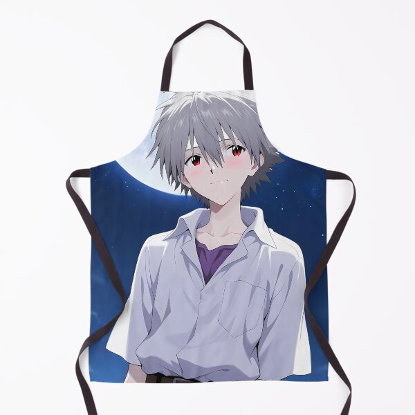 Item preview, Kaworu Nagisa Neon Genesis Evangelion Moonlit Calm Portrait designed and sold by B5fivemerch.