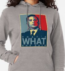 Das ist, was sie sagte - Michael Scott - das Büro US Leichter Hoodie