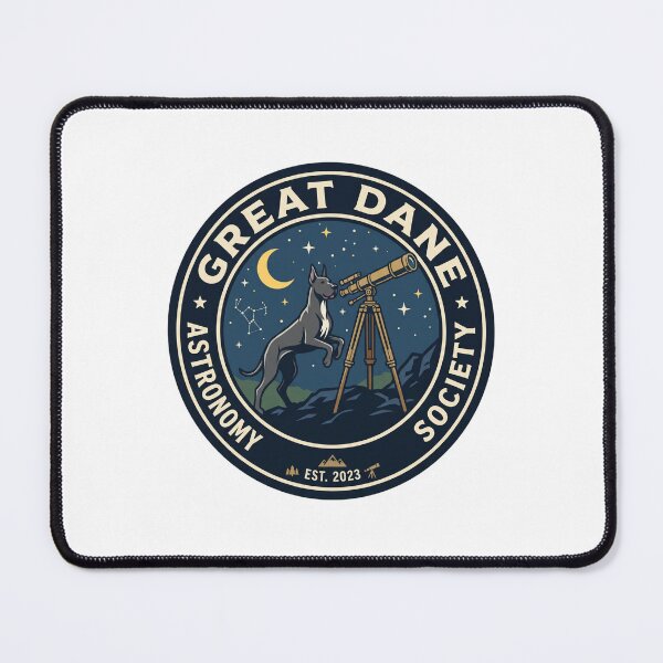 Item preview, Great Dane Astronomy Society Telescope Stargazing Space designed and sold by PictoVibe.