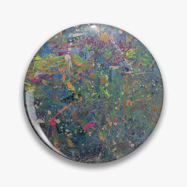 Item preview, Winter Galaxy Neon Splatter - Abstract Art designed and sold by ivanafive.