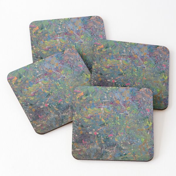 Item preview, Winter Galaxy Neon Splatter - Abstract Art designed and sold by ivanafive.