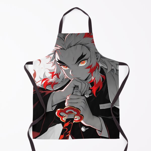 Item preview, Inosuke Hashibira Demon Slayer Monochrome Fire Mood Intense Stare designed and sold by B5fivemerch.