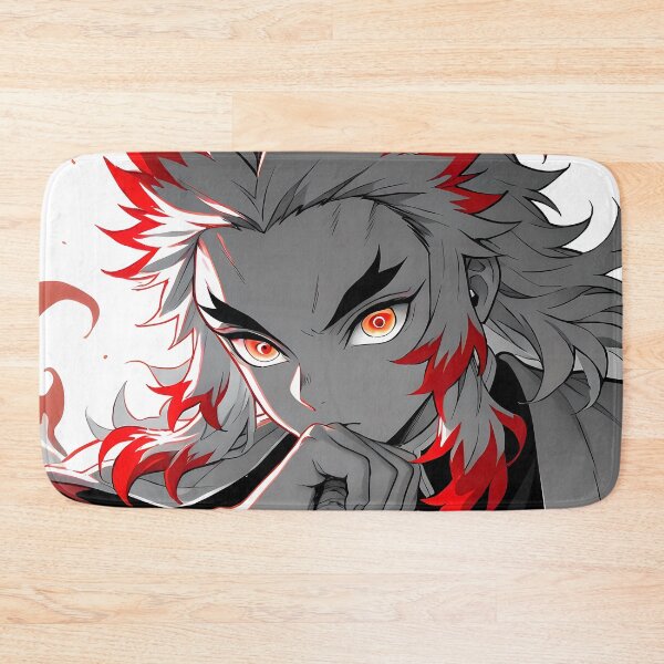 Item preview, Inosuke Hashibira Demon Slayer Monochrome Fire Mood Intense Stare designed and sold by B5fivemerch.