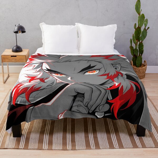 Item preview, Inosuke Hashibira Demon Slayer Monochrome Fire Mood Intense Stare designed and sold by B5fivemerch.
