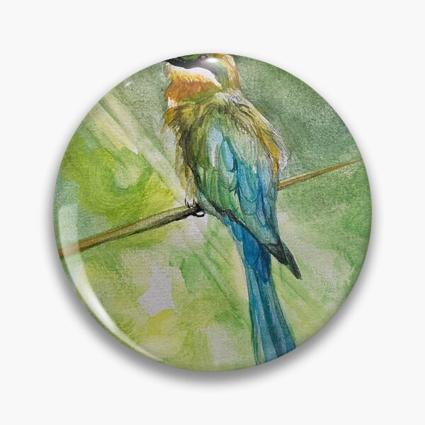 Item preview, Bee-Eater Bird Watercolor designed and sold by DeanGrahamArt.