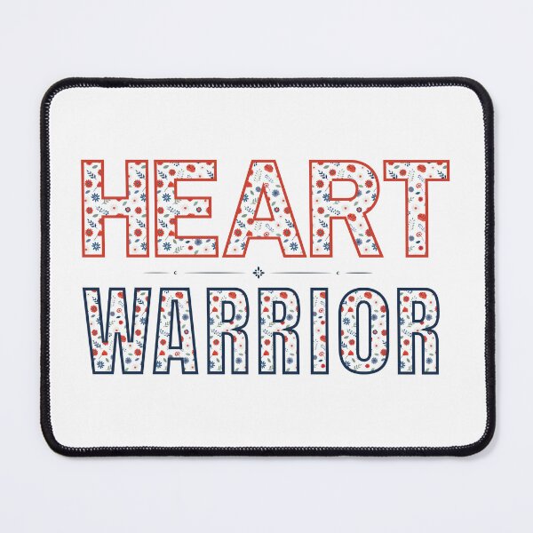 Item preview, Heart Warrior Patriotic Design designed and sold by ScarletandSkyCo.
