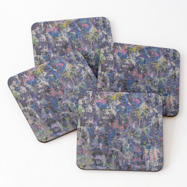 Item preview, Futuristic Cosmic Splatter - Abstract Art designed and sold by ivanafive.