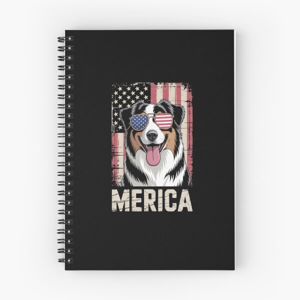 Item preview, Australian Shepherd 4th of July Merica USA Flag Aussie Dog designed and sold by sailorjessiArt.