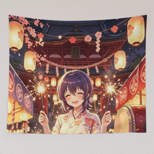 Item preview, Umi Asanagi Second Prettiest Girl Festival Lantern Sparkle designed and sold by B5fivemerch.