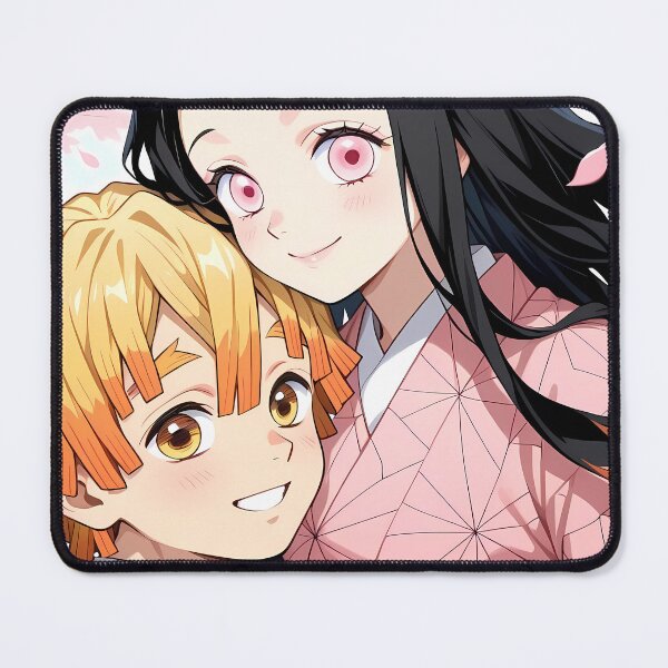 Item preview, Zenitsu Agatsuma Demon Slayer Sakura Breeze Closeup designed and sold by B5fivemerch.