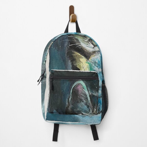 Item preview, Galaxy Cat Watercolor designed and sold by DeanGrahamArt.