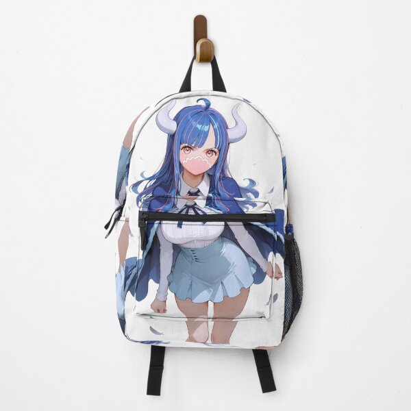 Item preview, Ulti One Piece Soft Blue Hair Horned Mask Waifu designed and sold by B5fivemerch.