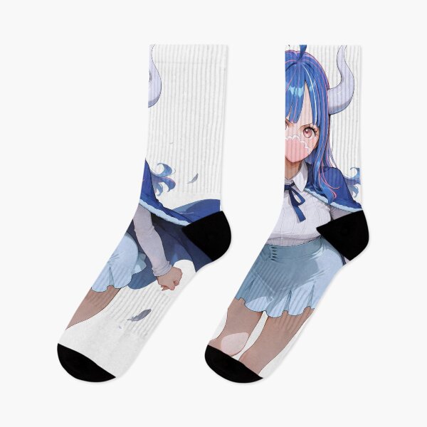 Item preview, Ulti One Piece Soft Blue Hair Horned Mask Waifu designed and sold by B5fivemerch.
