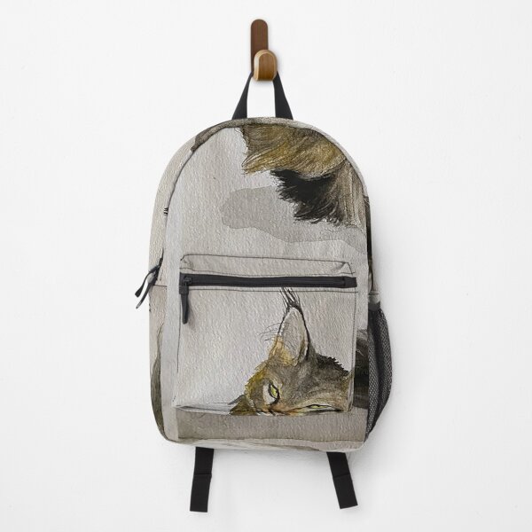 Item preview, Maine Coon Cat Watercolor designed and sold by DeanGrahamArt.