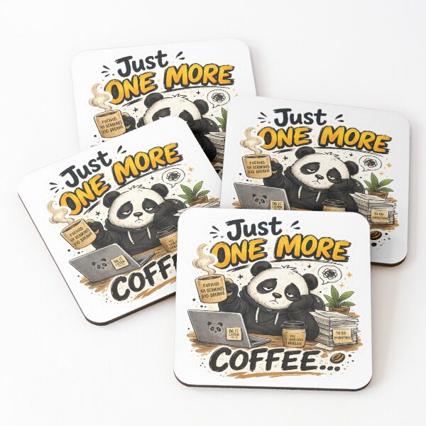 Item preview, Just One More Coffee designed and sold by Genzfirevibes.