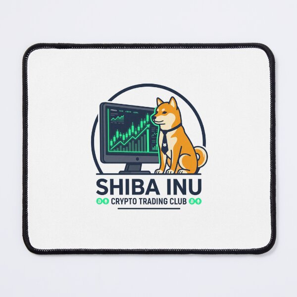 Item preview, Shiba Inu Crypto Trading Club Candlestick Finance Chart designed and sold by PictoVibe.