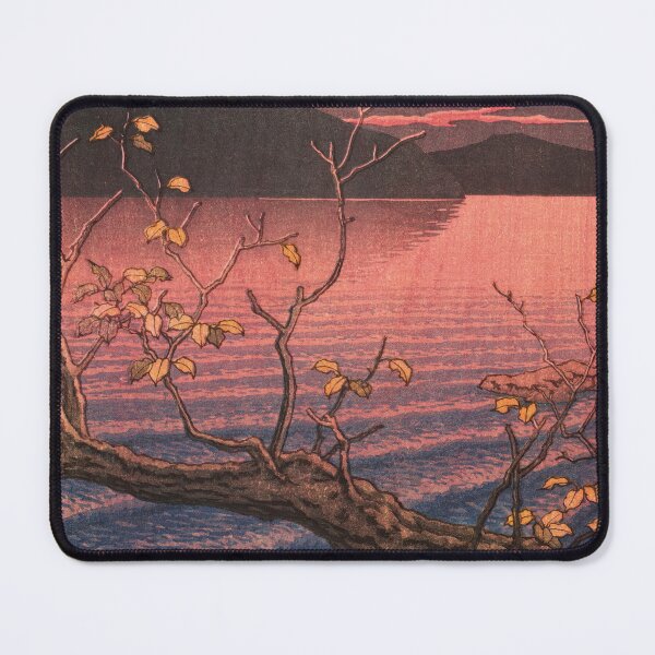 Item preview, Towadako Noguchi (Towada Lake, Aomori) by Hasui Kawase | Japanese Lake Poster | Japandi Nature Wall Art designed and sold by artofuniverse.