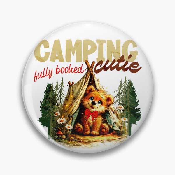 Item preview, Camping Whimsical Cutie Fully booked Design designed and sold by DivineHaven.