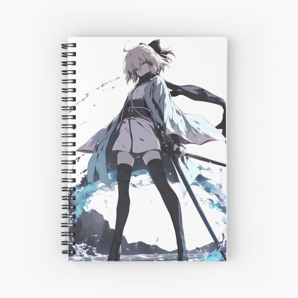 Item preview, Sakura Saber Okita Souji Fate Grand Order Ink Wave Stance designed and sold by PMartistStudio.