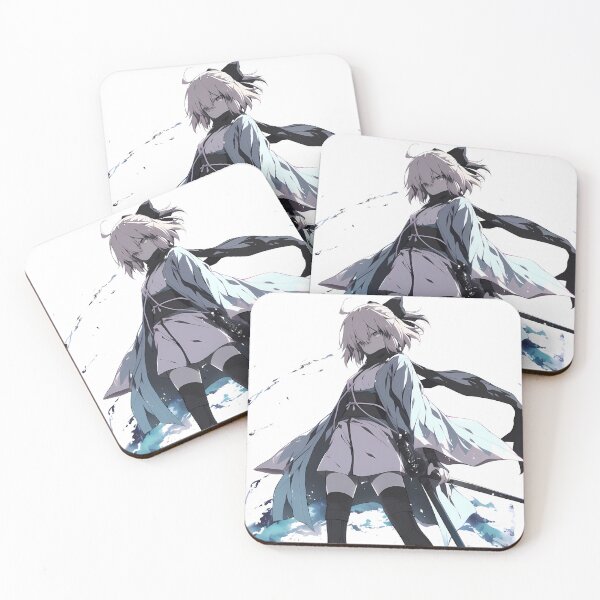 Item preview, Sakura Saber Okita Souji Fate Grand Order Ink Wave Stance designed and sold by PMartistStudio.