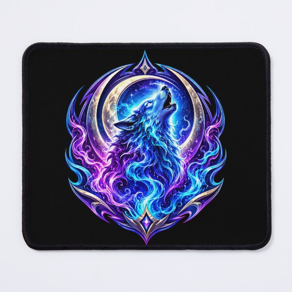 Item preview, Moonlit Wolf Spirit designed and sold by syotos-ai.