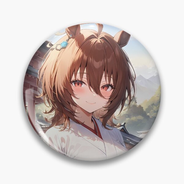 Item preview, Agnes Tachyon Uma Musume Miko Shrine Portrait designed and sold by PMartistStudio.
