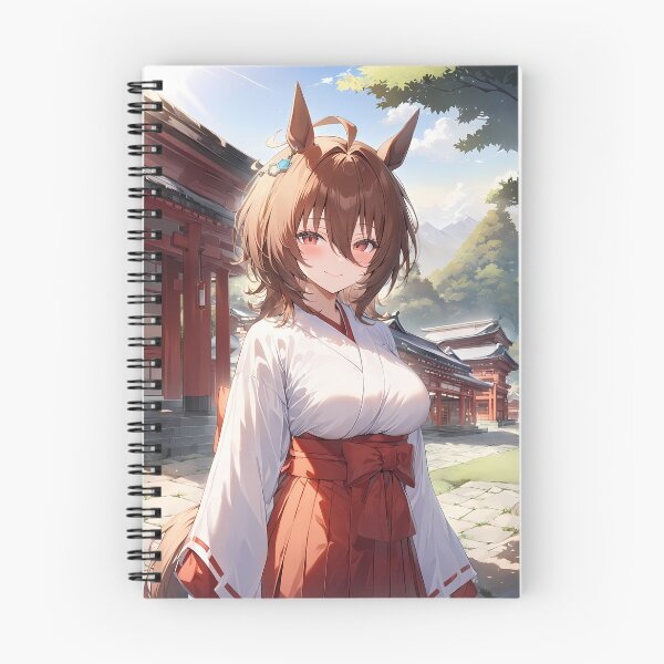 Item preview, Agnes Tachyon Uma Musume Miko Shrine Portrait designed and sold by PMartistStudio.