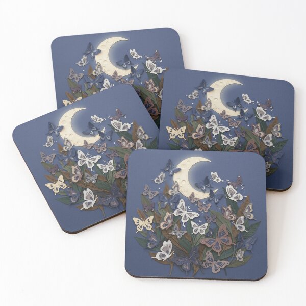 Item preview, Butterflies under a silver moon designed and sold by Roxburylane.