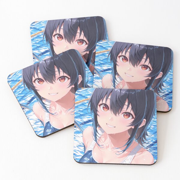 Item preview, Umi Asanagi Second Prettiest Girl Pool Closeup Smile designed and sold by PMartistStudio.