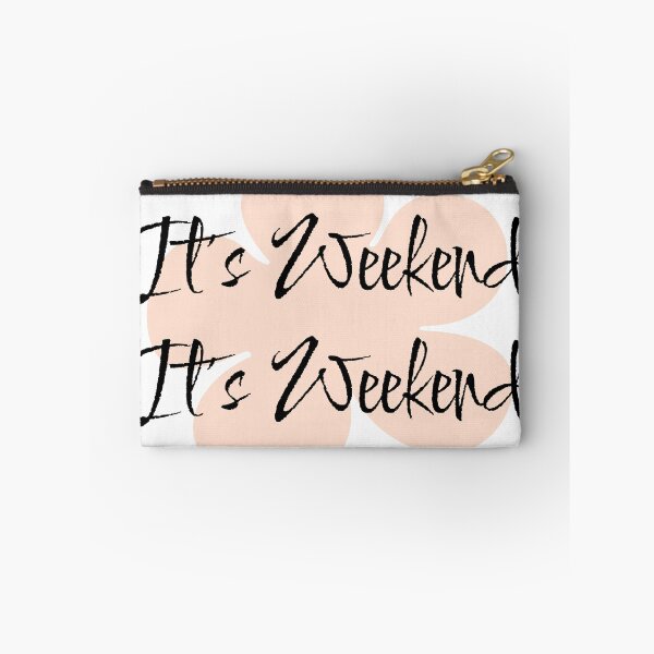 Item preview, It’s Weekend – Fun Casual Typography Design designed and sold by Swati's Digital Den.