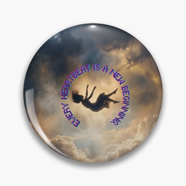Item preview, Every Heartbeat Is a New Beginning | Inspirational Sky Wall Art designed and sold by Velmart.