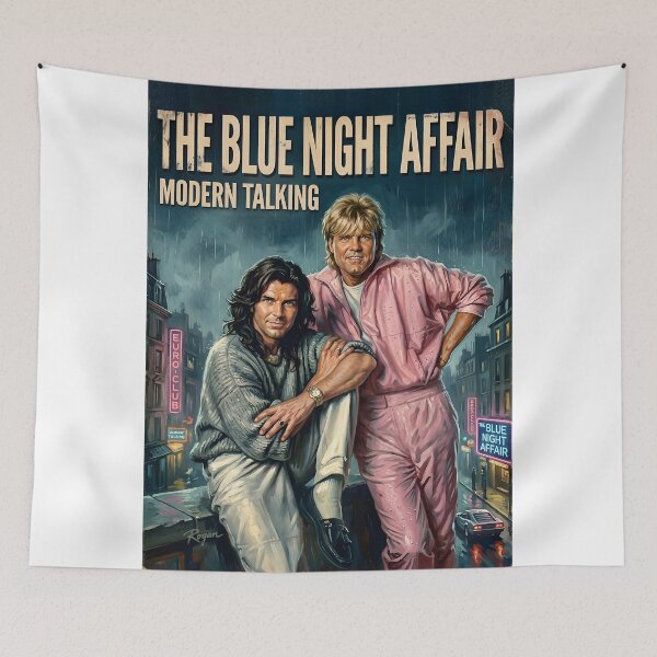Item preview, The Blue Night Affair: Modern Talking Art Poster designed and sold by ARTROGAN.
