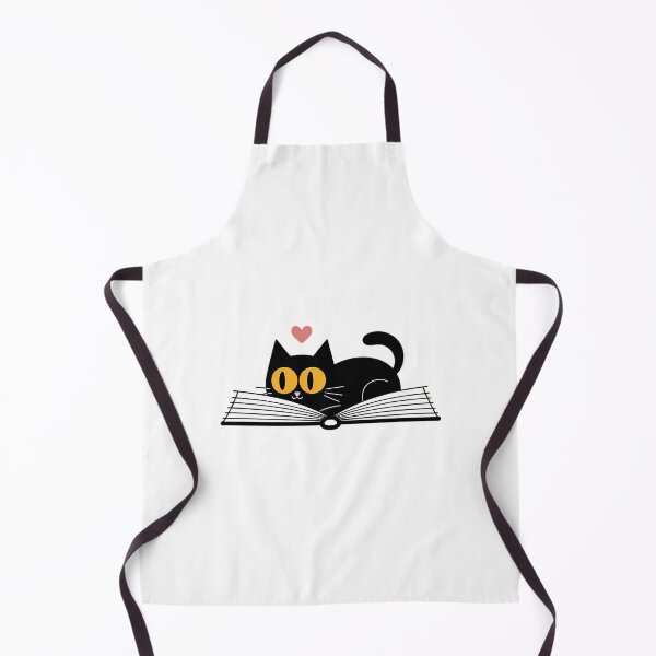 Item preview, Black Cat and Book Embroidered designed and sold by sailorjessiArt.
