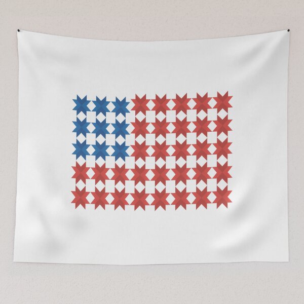 Item preview, Patriotic American Flag Quilt Quilting Sewing 4th Of July designed and sold by sailorjessiArt.