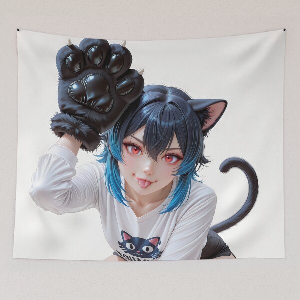 Item preview, Umi Asanagi Second Prettiest Girl Kura Nika Cat Cosplay Cheer designed and sold by riadjamai.