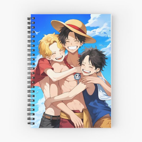 Item preview, Portgas D Ace One Piece Sunny Brotherhood Laughing Trio designed and sold by riadjamai.
