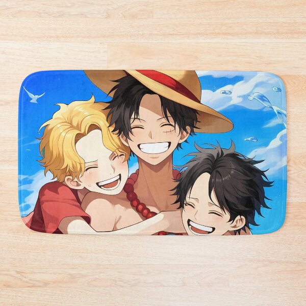 Item preview, Portgas D Ace One Piece Sunny Brotherhood Laughing Trio designed and sold by riadjamai.