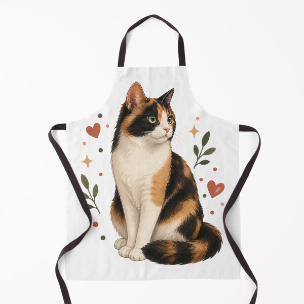 Item preview, Calico Cat with Floral Accents designed and sold by RealEqEdit.