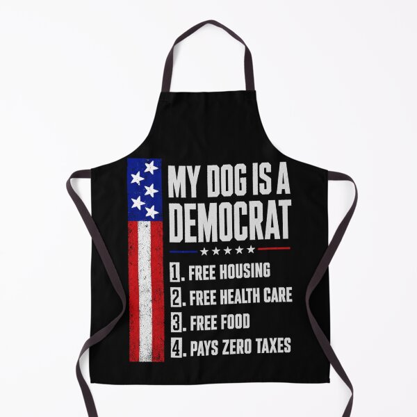 Item preview, My Dog is A Democrat Free Housing Humor designed and sold by AnitaBice.
