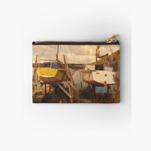 Item preview, Two sailing boats on dry dock designed and sold by - Designspace -.