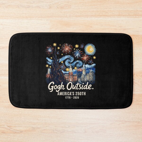Item preview, Gogh Outside America's 250th 1776 2026 Starry Night USA designed and sold by AnitaBice.