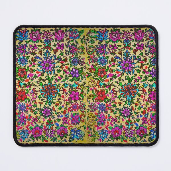 Item preview, Radiant Floral Mosaic Garden – Vibrant Botanical Mandala Art designed and sold by Selena.m.studio.