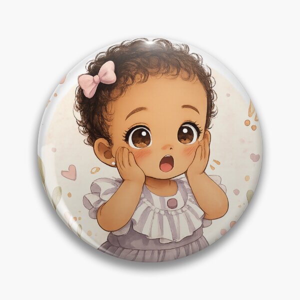 Aperçu de l'œuvre Oh non ! Réaction d'un adorable tout-petit kawaii créée et vendue par Haneendesign.