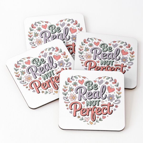 Item preview, Be real not perfect  designed and sold by nimmitrends.