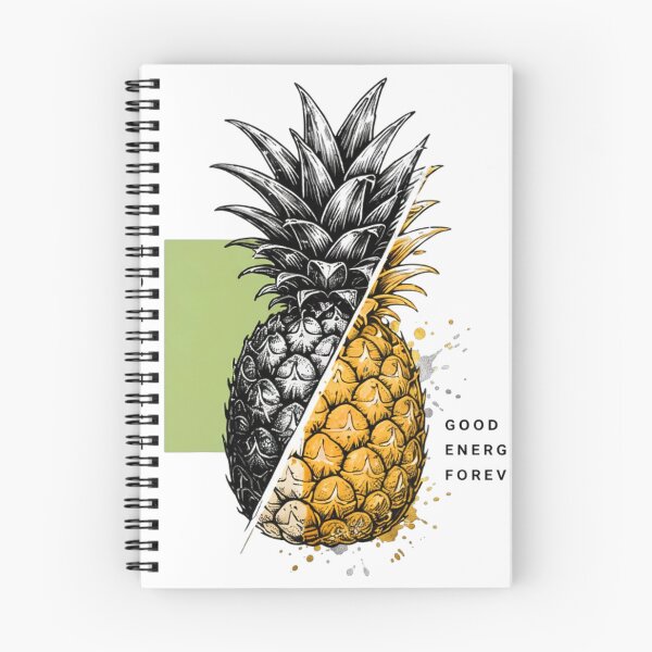 Item preview, Modern Minimalist Pineapple Graphic T-Shirt | Balanced Energy Tropical Fruit Art designed and sold by RedPixelPlus.