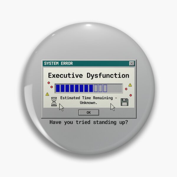 Item preview, Executive Dysfunction System Error Funny ADHD Gift designed and sold by Whimwick.