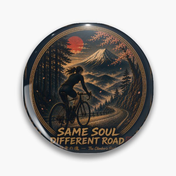 Item preview, Same Soul Different Road Japanese Ukiyo-e Cycling Women T-Shirt Art designed and sold by Locker39.