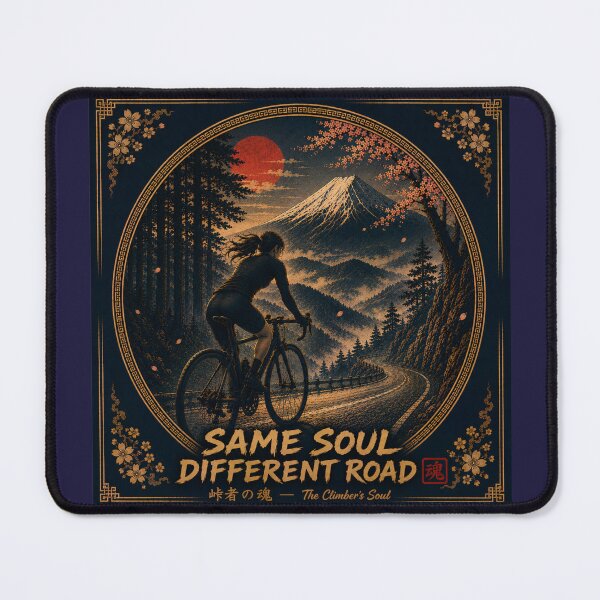Item preview, Same Soul Different Road Japanese Ukiyo-e Cycling Women T-Shirt Art designed and sold by Locker39.