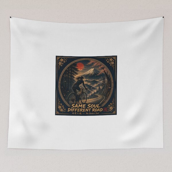 Item preview, Same Soul Different Road Japanese Ukiyo-e Cycling Women T-Shirt Art designed and sold by Locker39.
