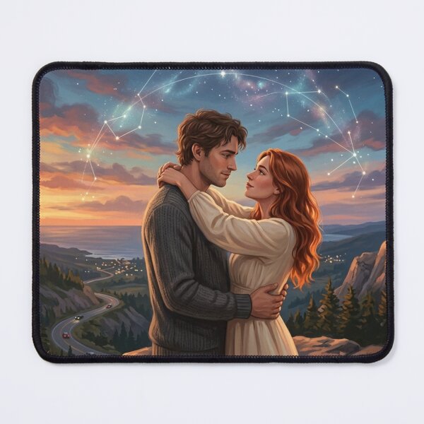 Item preview, Eternal love under the stars - Romantic sunset scene designed and sold by NeyhineAngelionShop.